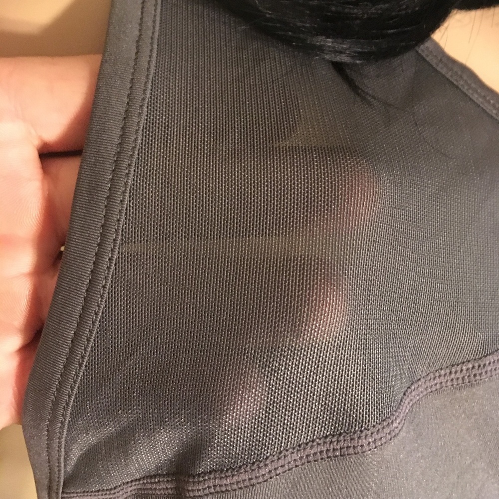 JoyLab slim fit gray Tank top with mesh insert XXL - Picture 4 of 4